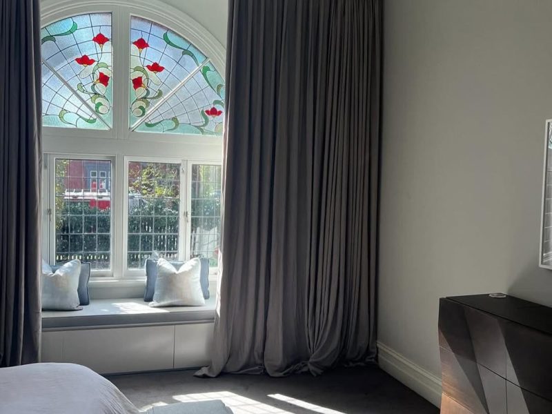 Working with this beautiful heritage-listed property with those lovely leadlight windows overloo